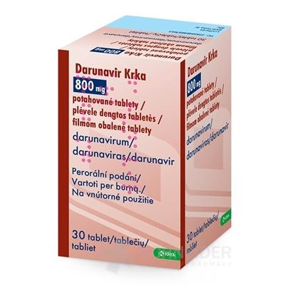 Darunavir Krka 800 mg filmom obalené tablety