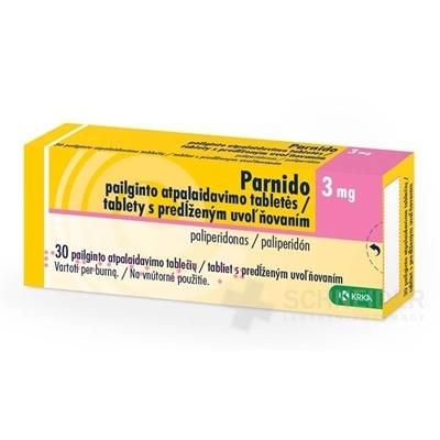 Parnido 3 mg tablety s predĺženým uvoľňovaním