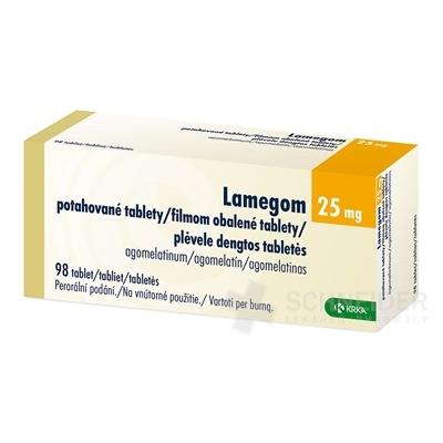 Lamegom 25 mg filmom obalené tablety