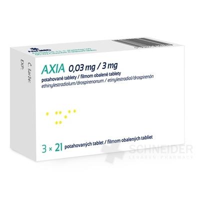 AXIA 0,03 mg/3 mg filmom obalené tablety