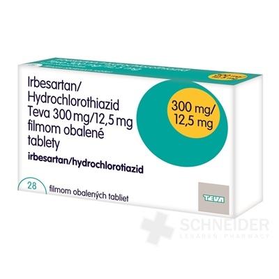 Irbesartan/Hydrochlorothiazid Teva 300 mg/12,5 mg
