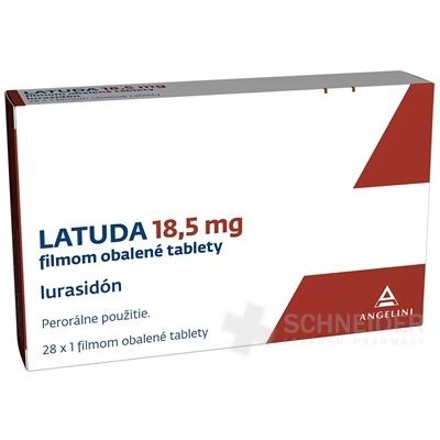 Latuda 18,5 mg filmom obalené tablety