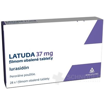 Latuda 37 mg filmom obalené tablety
