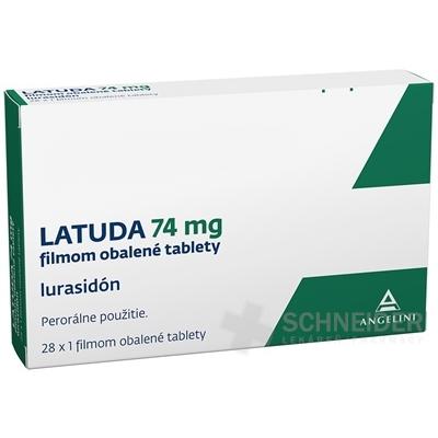Latuda 74 mg filmom obalené tablety