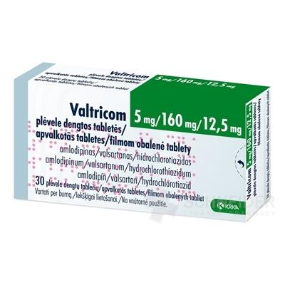 Valtricom 5 mg/160 mg/12,5 mg