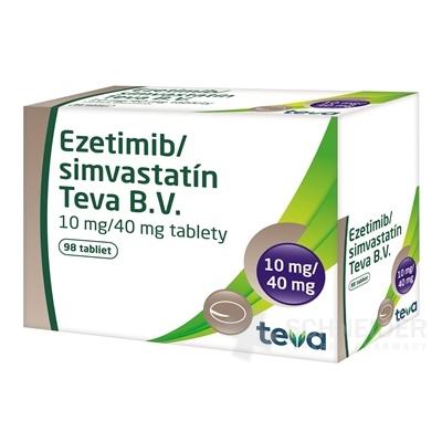 Ezetimib/simvastatín Teva B.V. 10 mg/40 mg