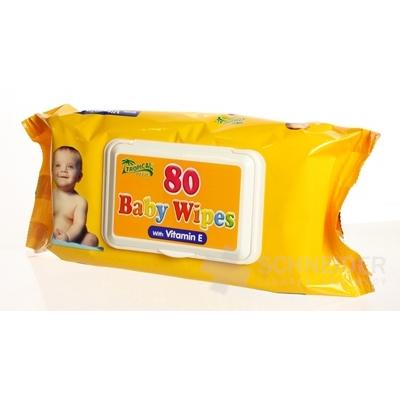 HYGIENICKÉ UTIERKY BABY WIPES S VITAMÍNOM E