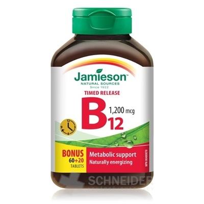 JAMIESON VITAMÍN B12 METYLKOBALAMÍN 1200 μg