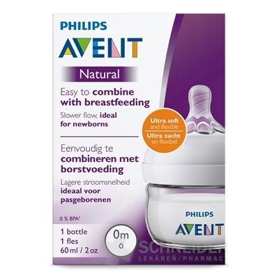 AVENT FĽAŠA Natural PP 60 ml