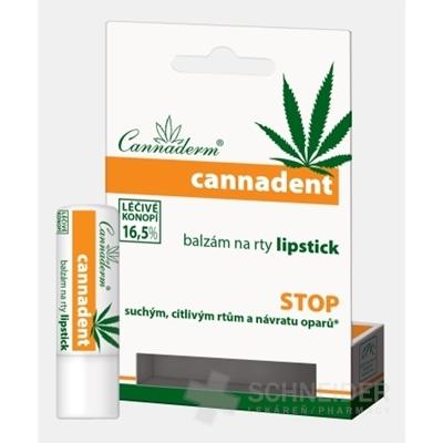 Cannaderm CANNADENT balzam na pery lipstick