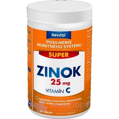 Revital SUPER ZINOK 25 MG + VITAMIN C