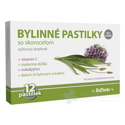 MedPharma BYLINNÉ PASTILKY Bez cukru