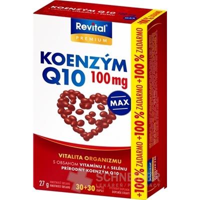 Revital KOENZÝM Q10 100 mg+VITAMÍN E+SELÉN MAX