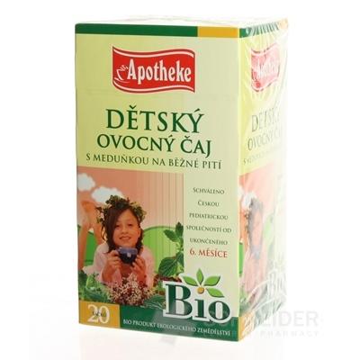 APOTHEKE BIO SELECTION DETSKÝ OVOC.ČAJ S MEDOVKOU