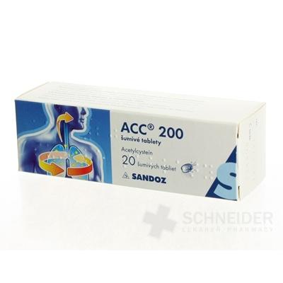 ACC 200 šumivé tablety