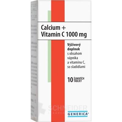 GENERICA CALCIUM + VITAMIN C 1000 mg