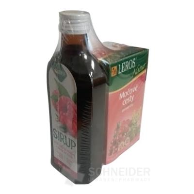 LEROS SIRUP zo šípok a malín + Natur Močové cesty