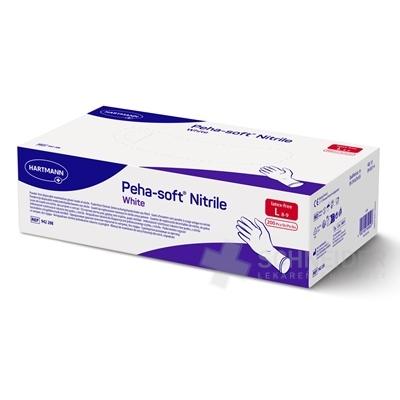 Peha-soft nitrile white L vyšetrovacie rukavice