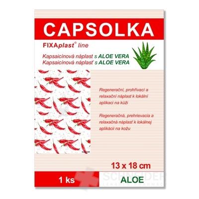 CAPSOLKA hrejivá kapsaicínová náplasť s ALOE VERA