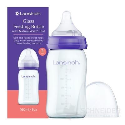 Lansinoh Sklenená dojčenská fľaša