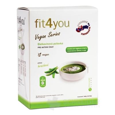 Fit4You Vegan Bielkovinová polievka Hrachová