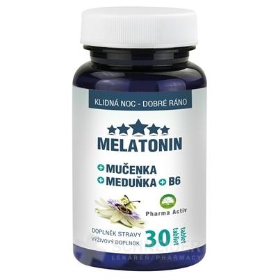 Pharma Activ MELATONÍN + Mučenka + Meduňka + B6