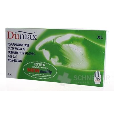 DUMAX RUKAVICE latexové  vyšetrovacie