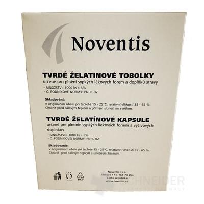 Noventis želatínové kapsuly veľkosť 0 Fagron