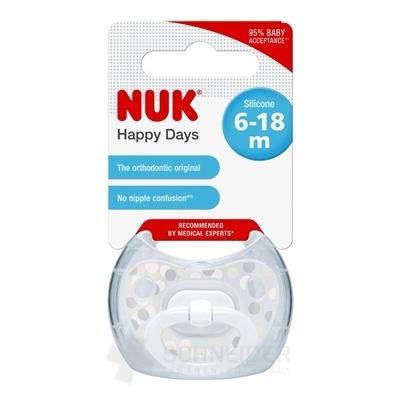 NUK CUMLÍK CLASSIC HAPPY DAYS V2-Silikón Box
