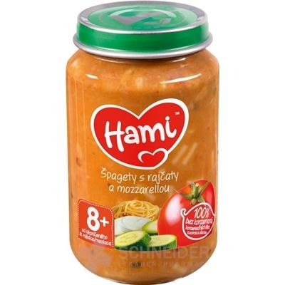 Hami príkrm Špagety s paradajkami a mozzarellou