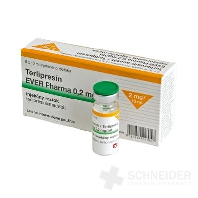 Terlipresín EVER Pharma 0,2 mg/ml injekčný roztok