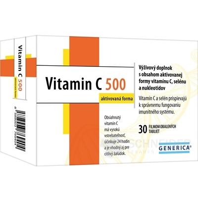 GENERICA Vitamin C 500 aktivovaná forma