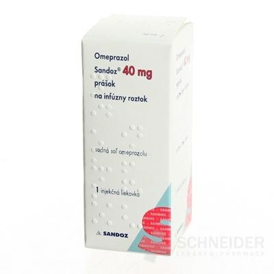 Omeprazol Sandoz 40 mg prášok na infúzny roztok