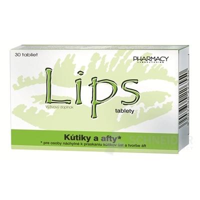 LIPS tablety kutiky a afty