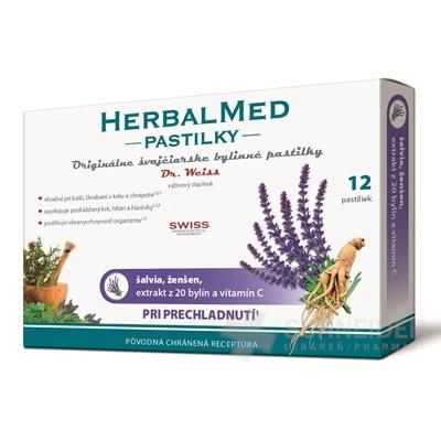 HERBALMED PASTILKY pri prechladnutí - Dr.Weiss