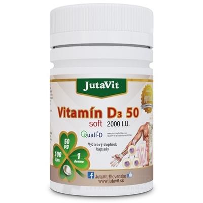 JutaVit Vitamín D3 50 µg soft