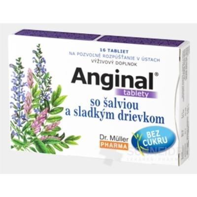 Dr. Müller ANGINAL so šalviou a sladkým drievkom