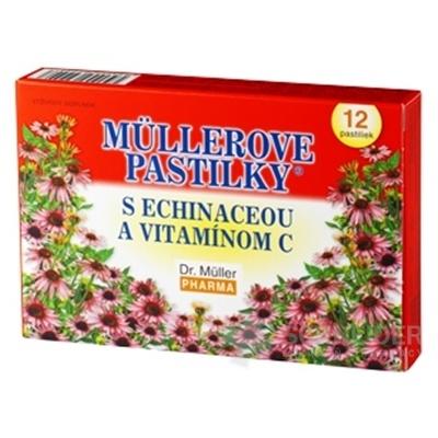 MÜLLEROVE PASTILKY S ECHINACEOU A VIT. C