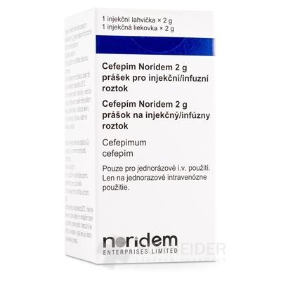 Cefepím Noridem 2 g
