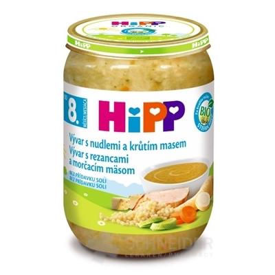 HiPP Polievka BIO Vývar s rezancami a morč.mäsom