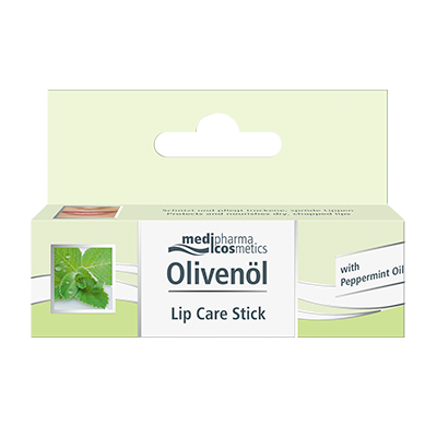 Olivenöl olivová tyčinka na pery s mätovým olejom 4,8g