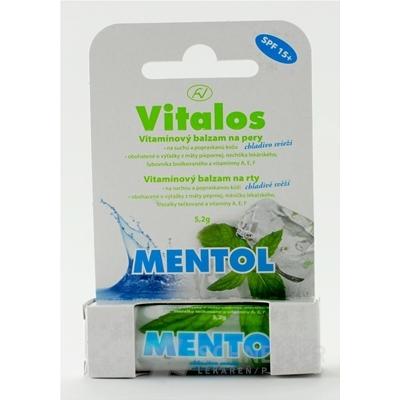 VITALOS Balzam na pery mentol SPF 15