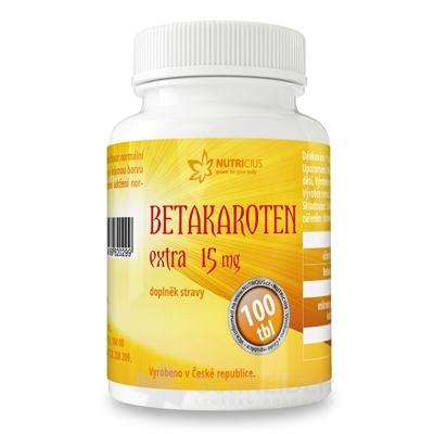NUTRICIUS Betakarotén EXTRA 15 mg