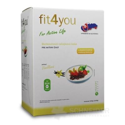 Fit4You Bielkovinová raňajková kaša Vanilka