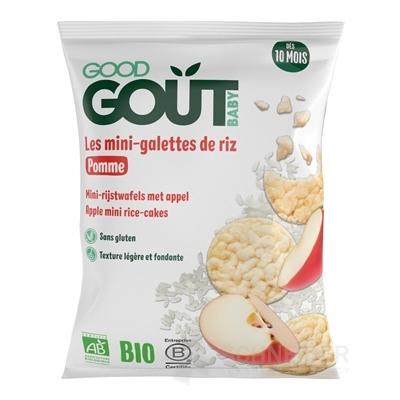 Good Gout BIO Mini ryžové koláčiky s jablkami