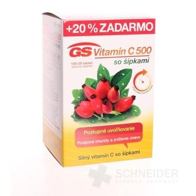 GS Vitamín C 500 so šípkami