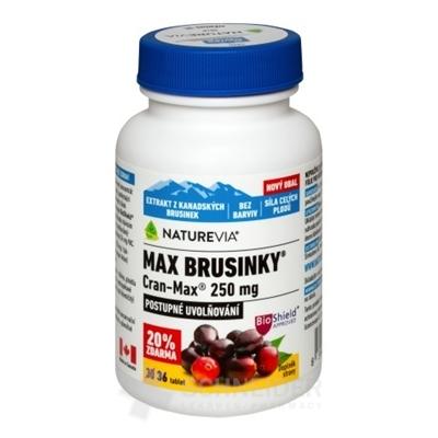 SWISS NATUREVIA MAX BRUSNICE Cran-Max 250 mg