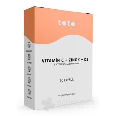 TOTO VITAMÍN C + ZINOK + D3