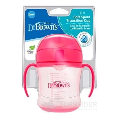 Dr.BROWN´S HRNČEK S MÄKKÝM NÁUSTKOM 180 ml