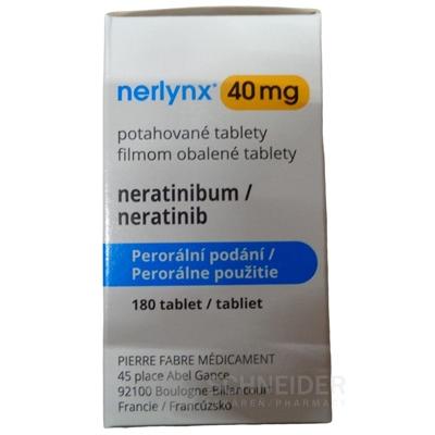 Nerlynx 40 mg filmom obalené tablety